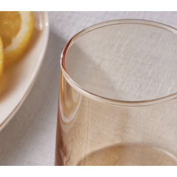 SERENE AMBRE ENSEMBLE DE VERRE KARACA