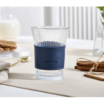 LEATHER COOL TOUCH VERRE BLEU MARINE