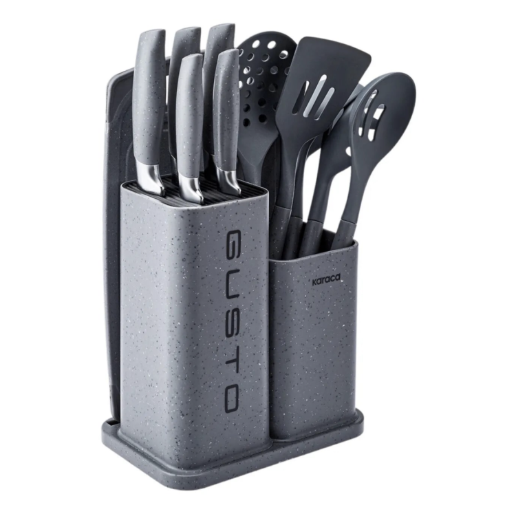 GUSTO GRIS ENSEMBLE DE COUTEAUX KARACA