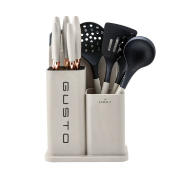GUSTO CREAM ENSEMBLE DE COUTEAUX