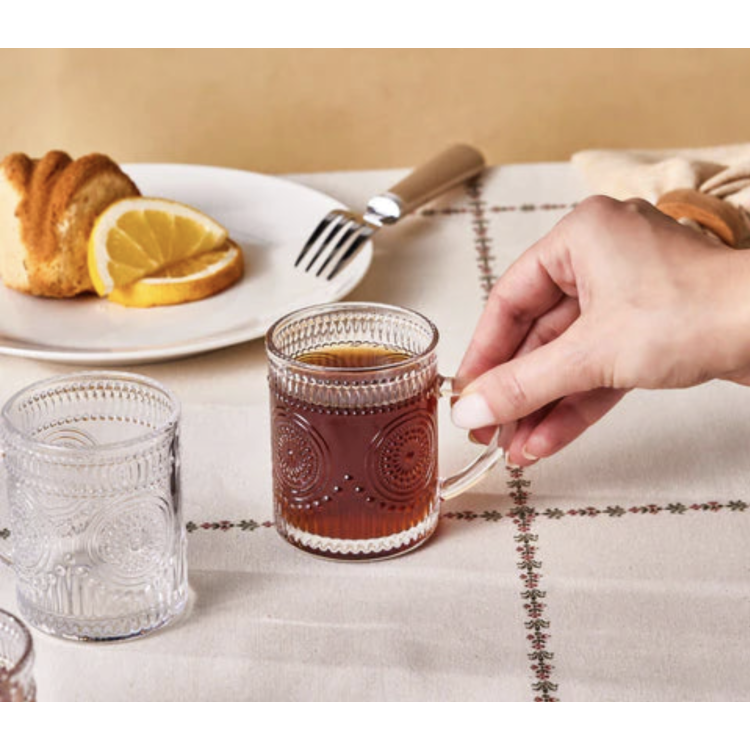 MARGO ENSEMBLE DE VERRE À THÉ KARACA