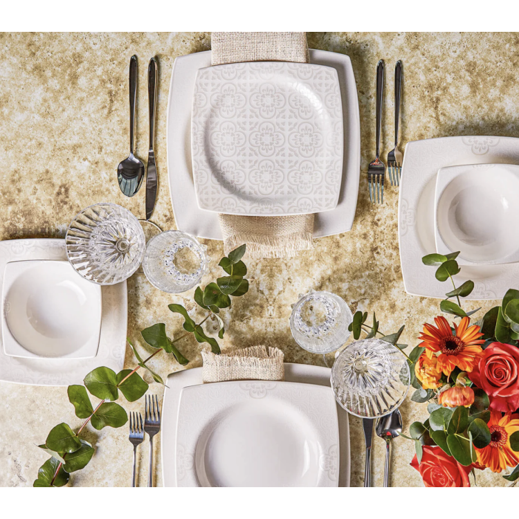 SQUARE BONE ROYALE LACE KARACA