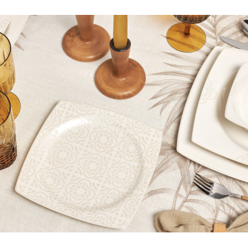 SQUARE BONE ROYALE LACE KARACA