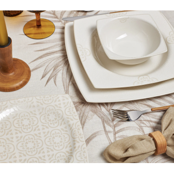 SQUARE BONE ROYALE LACE KARACA