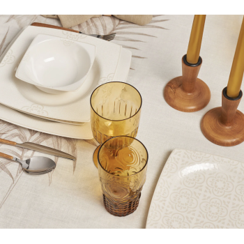 SQUARE BONE ROYALE LACE KARACA