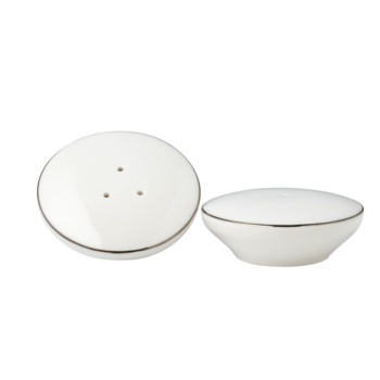 SERVICE DE VAISSELLE BRICARD CANET BLANC-ARGENT