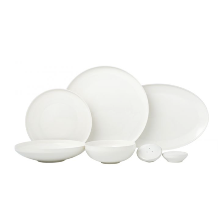 SERVICE DE VAISSELLE BRICARD CANET BLANC