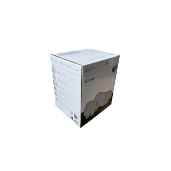 SERVICE DE TABLE BRICARD BREST BLANC MAT