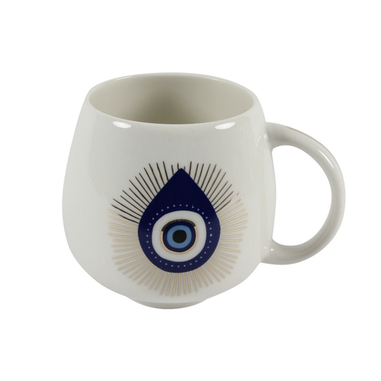 MUG BRICARDE EYE BLANC-OR