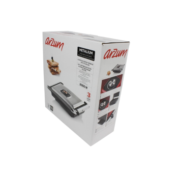 GRILL ET APPAREIL À SANDWICHS ARZUM METALIUM INOX