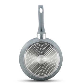 ENSEMBLE DE POÊLES À FRIRE FERVEO NOVA GRIS-BLANC  3 PIÈCES